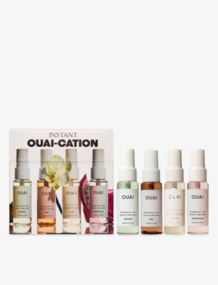 OUAI fragrance kit with four 25ml mists - British product
