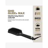 ghd Glide Max smoothing hot paddle brush - British product
