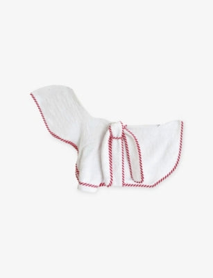 St Pia cotton dog bathrobe, imported from the UK