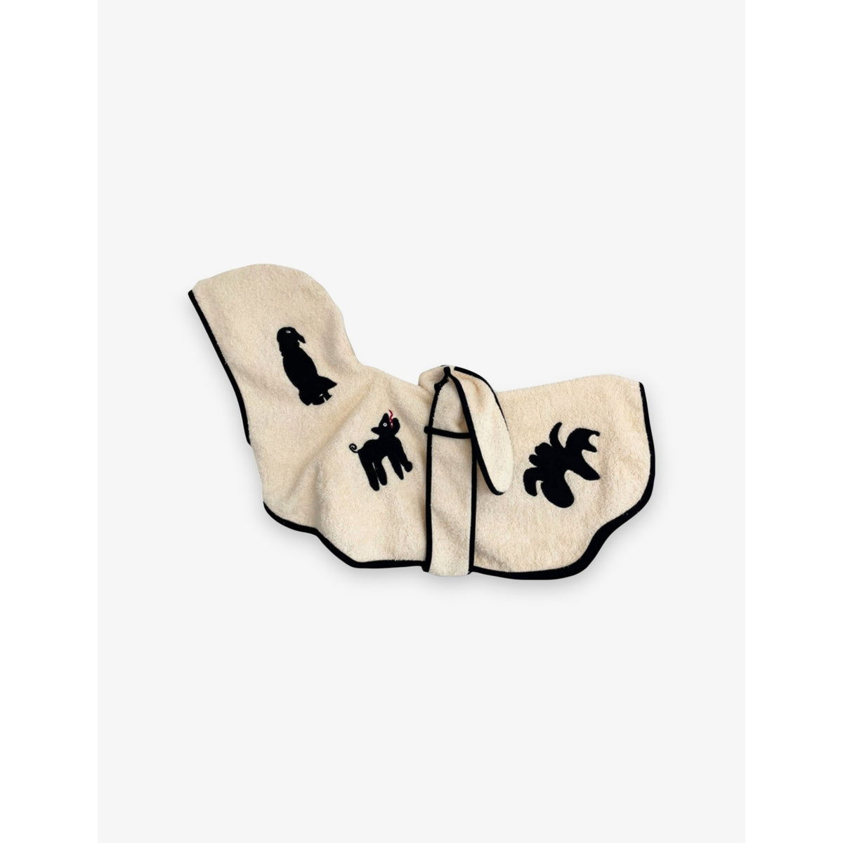 Umbra Printed Cotton Dog Bathrobe - S