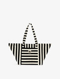 St Pia striped foldable tote and floor cushion, UK version