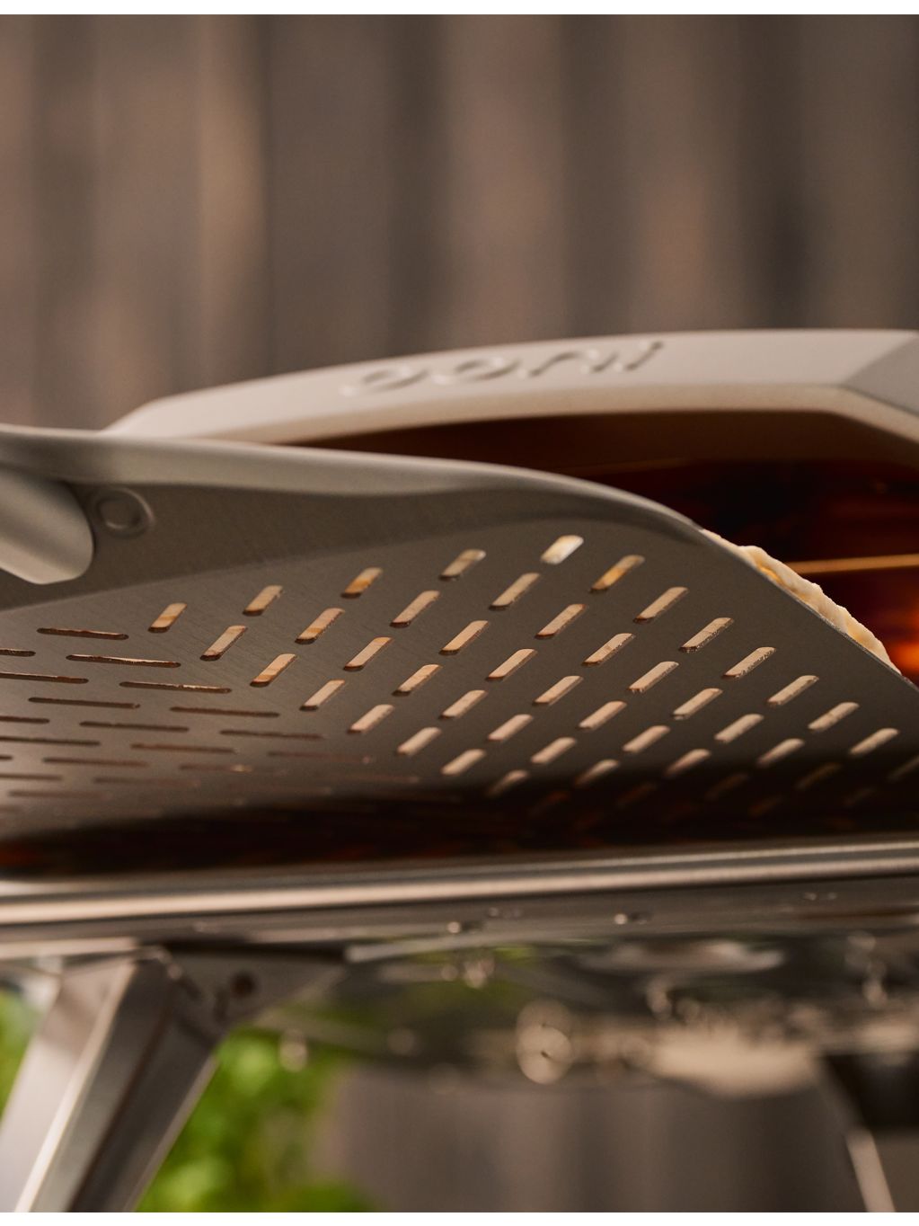 Ooni 12 Signature Pizza Peel with walnut handle, imported from the UK