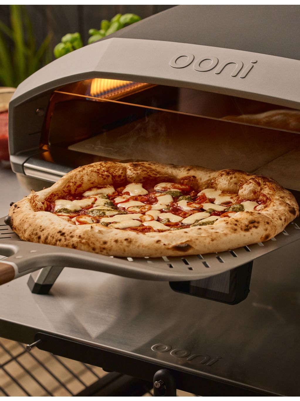 Ooni 12 Signature Pizza Peel with walnut handle, imported from the UK