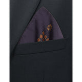 Dunhill silk pocket square floral pattern 30cm (British brand)