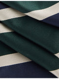Dunhill Grenadine Club striped silk tie 9.5cm - British product