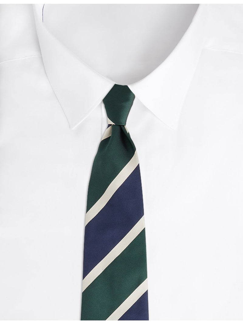Dunhill Grenadine Club striped silk tie 9.5cm - British product