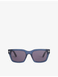 Tom Ford square-frame acetate sunglasses, imported from the UK