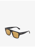 Tom Ford Cyrus rectangle-frame acetate sunglasses FT1337, imported from the UK