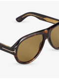 Tom Ford FT1225 pilot-frame acetate sunglasses - British product