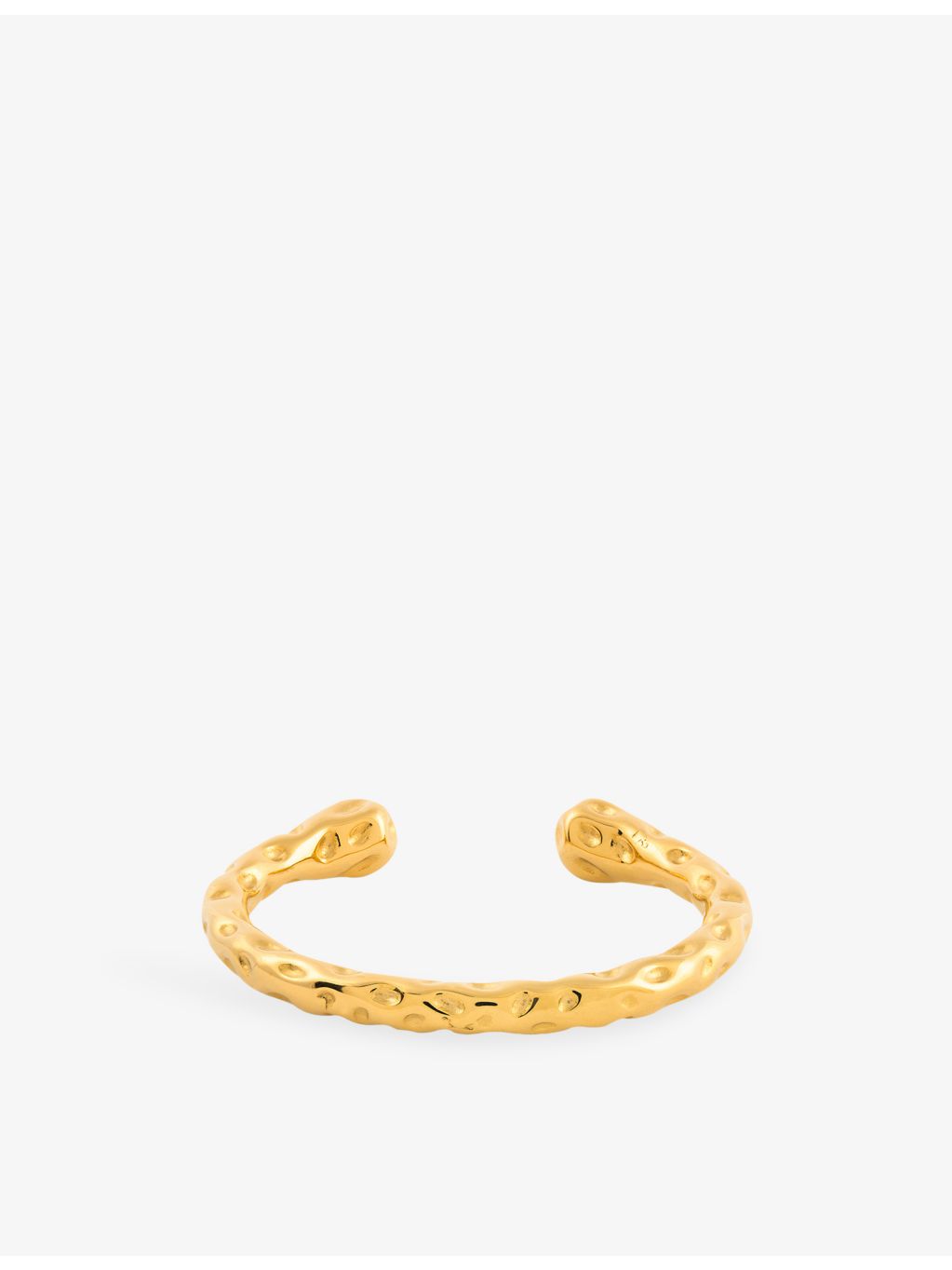 La Maison Couture Amadeus gold-plated brass cuff bracelet (British brand)
