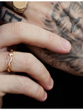 Biiju Sandstorm 18ct yellow gold vermeil ring, UK version