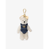 Prada teddy bear triangle-logo keyring charm 11cm - British product