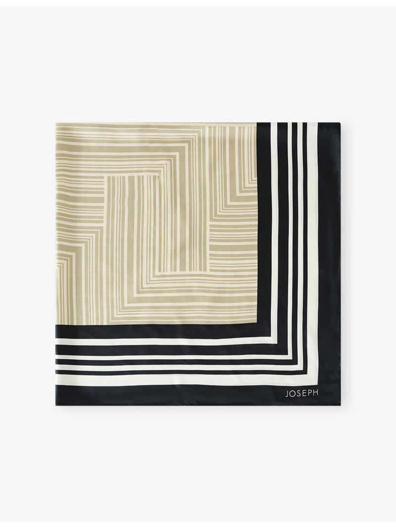 JOSEPH Nixie oversized silk scarf 90cm, imported from the UK