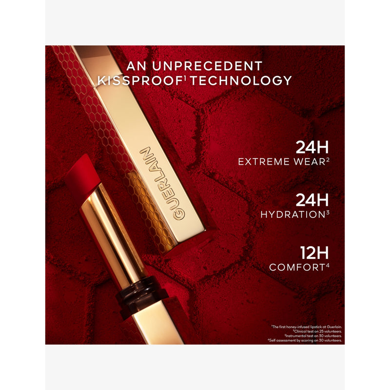 Guerlain KissKiss honey-infused intense lipstick 1.85g - British product