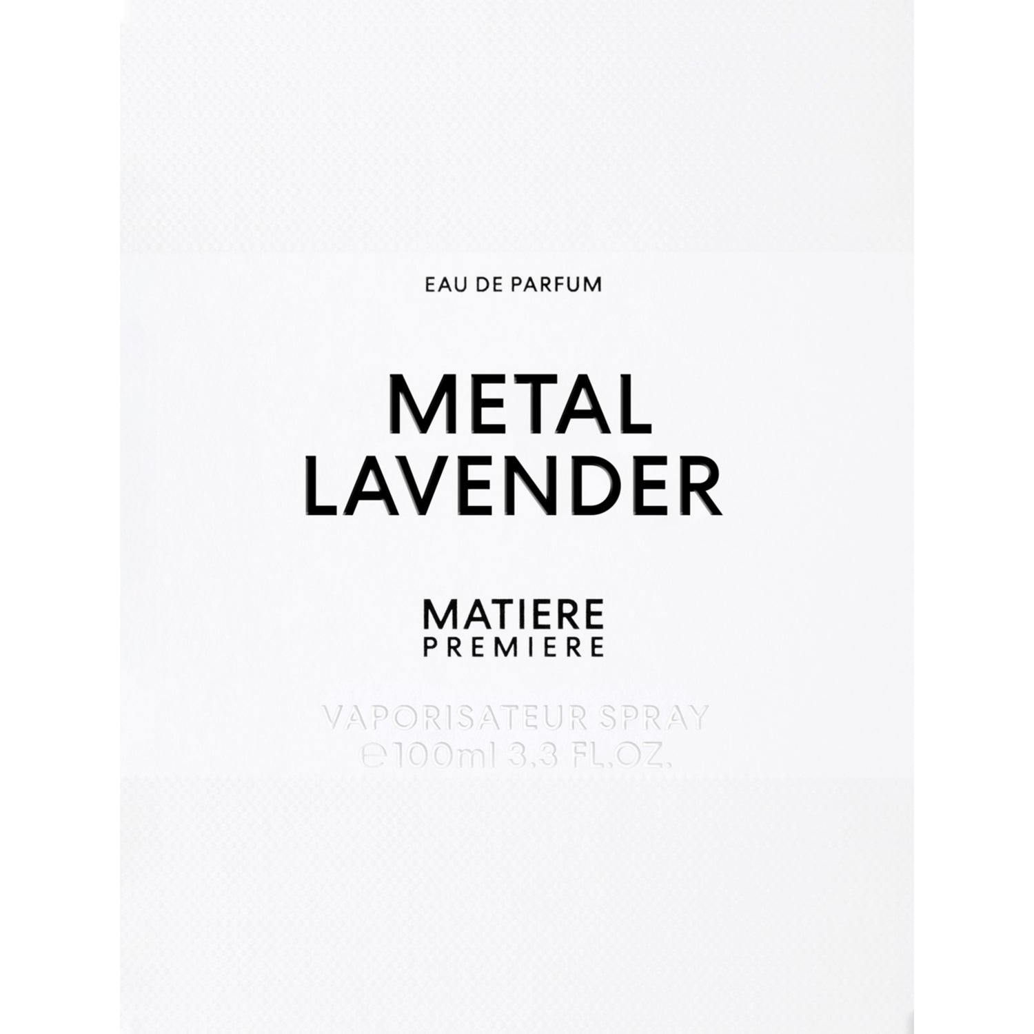 MATIERE PREMIERE Metal Lavender Eau de Parfum 100ml - British product