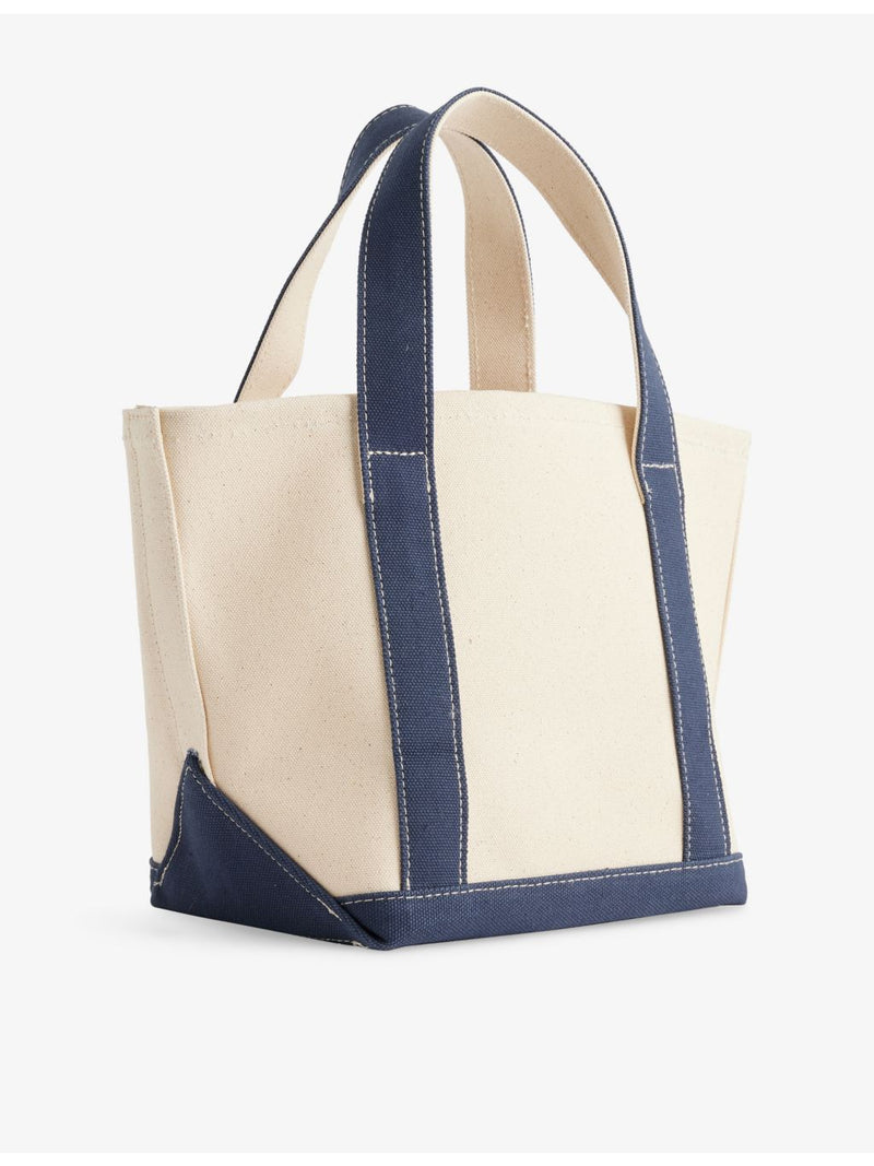 Sporty & Rich Serif Logo Mini canvas tote bag - British product