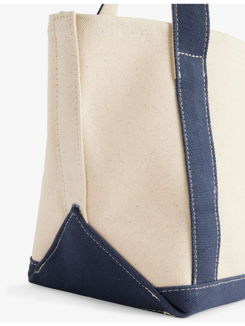 Sporty & Rich Serif Logo Mini canvas tote bag - British product