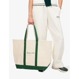 Sporty & Rich canvas tote bag with serif logo large - British product