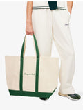 Sporty & Rich canvas tote bag with serif logo large - British product
