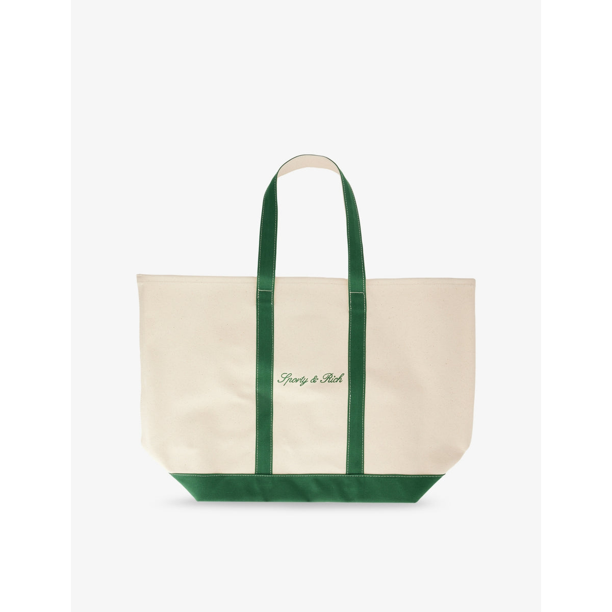Sporty & Rich canvas tote bag with serif logo large - British product