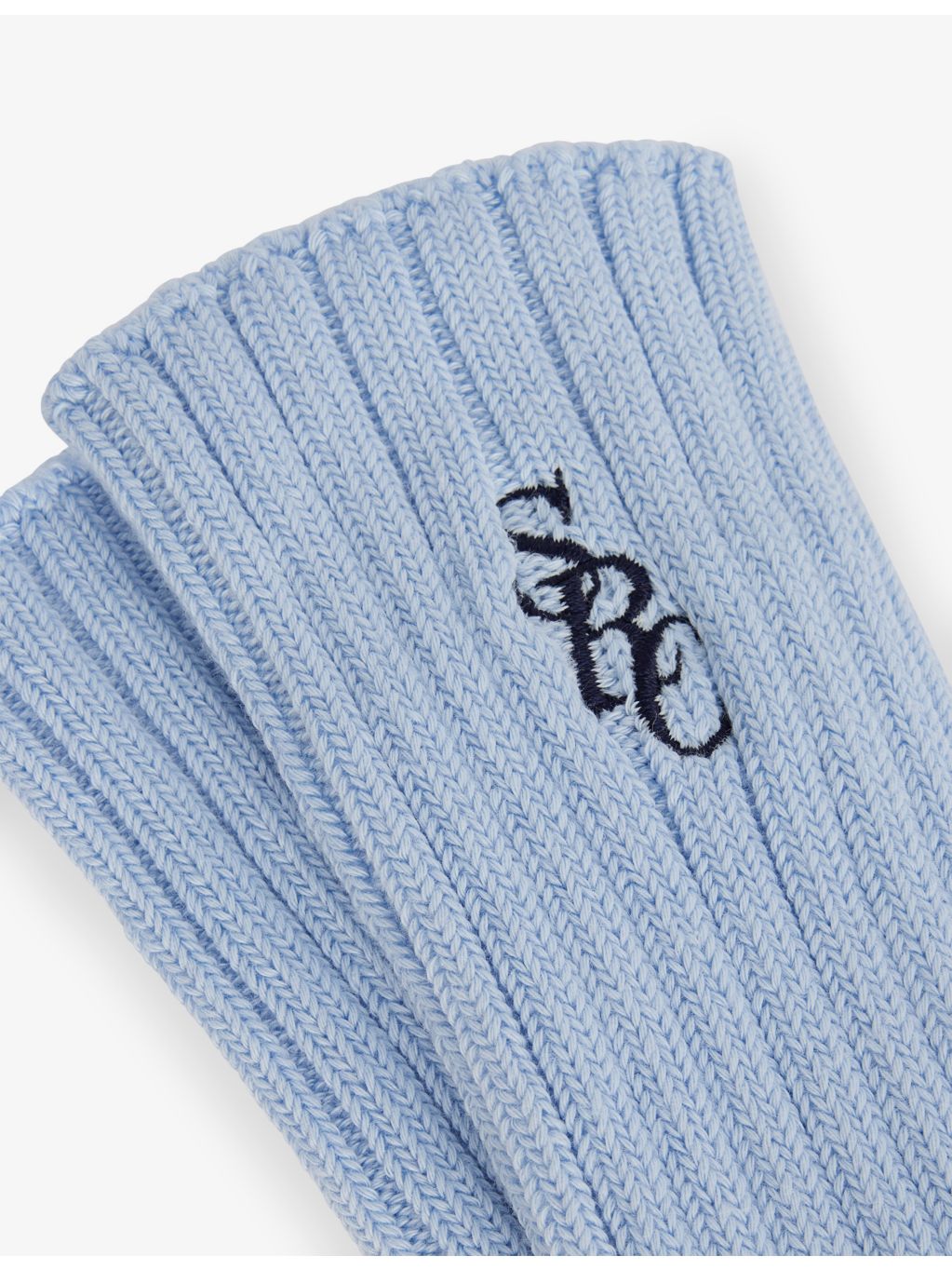 Sporty & Rich cotton-blend logo-embroidered ankle socks, UK version