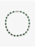 DARKAI emerald necklace with 45cm chain (British brand)