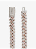 DARKAI mini prong pavé rose gold bracelet 7.5in - British product
