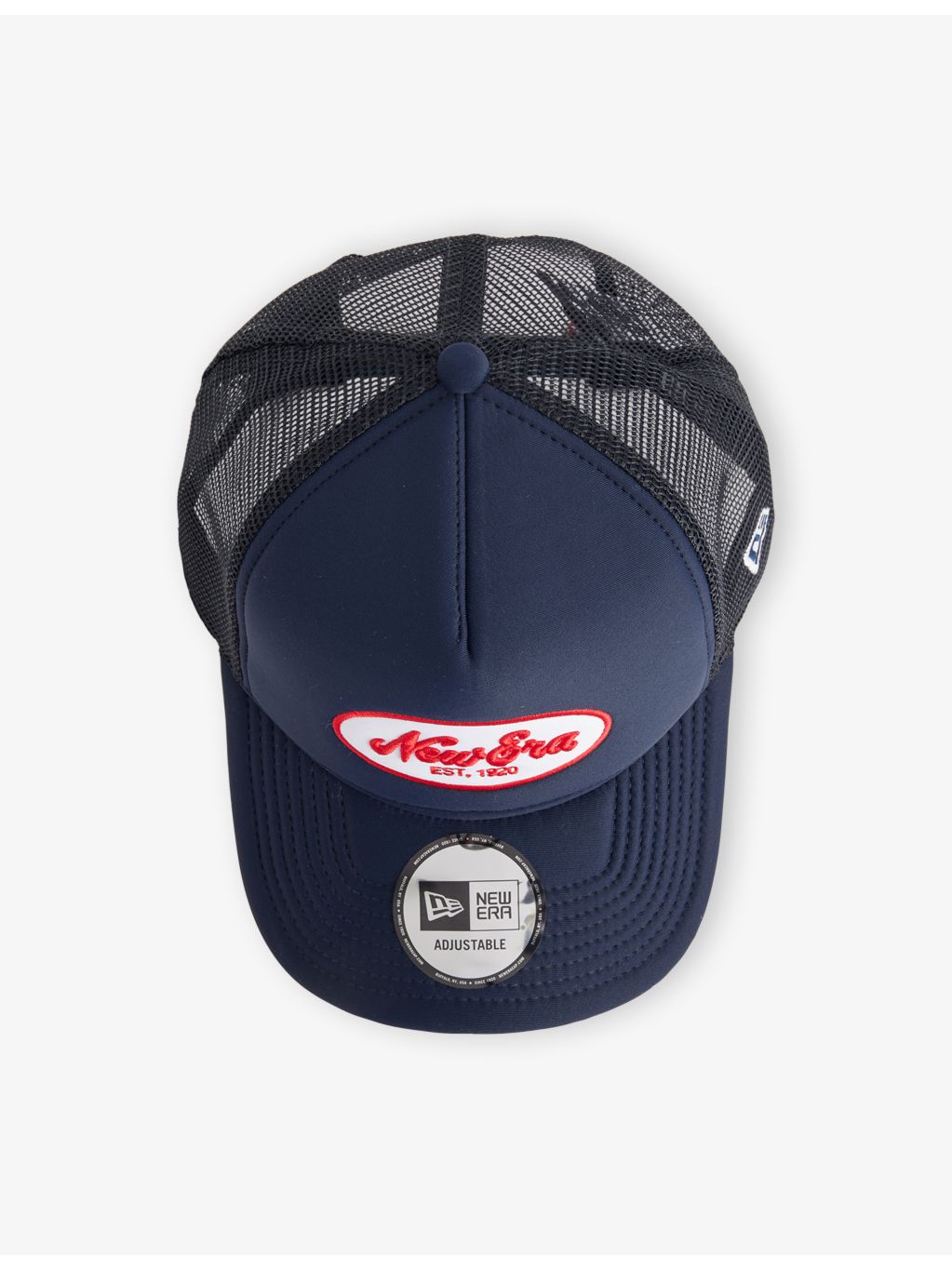 New Era oval logo-patch baseball cap, imported from the UK