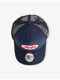 New Era oval logo-patch baseball cap, imported from the UK