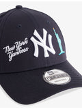 New Era 9FORTY Icon New York Yankees baseball cap (British brand)