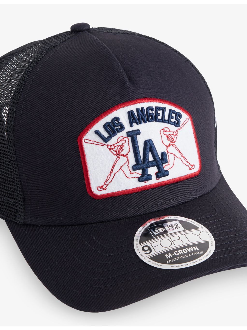 New Era 9FORTY LA Dodgers woven trucker cap (British brand)