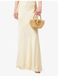 Cult Gaia Tyla Mini rattan top-handle bag - British product
