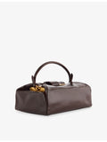 Cult Gaia fawn leather top-handle bag 20cm (British brand)