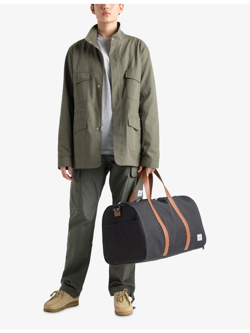 Herschel Supply Co woven duffle bag with detachable strap - British product
