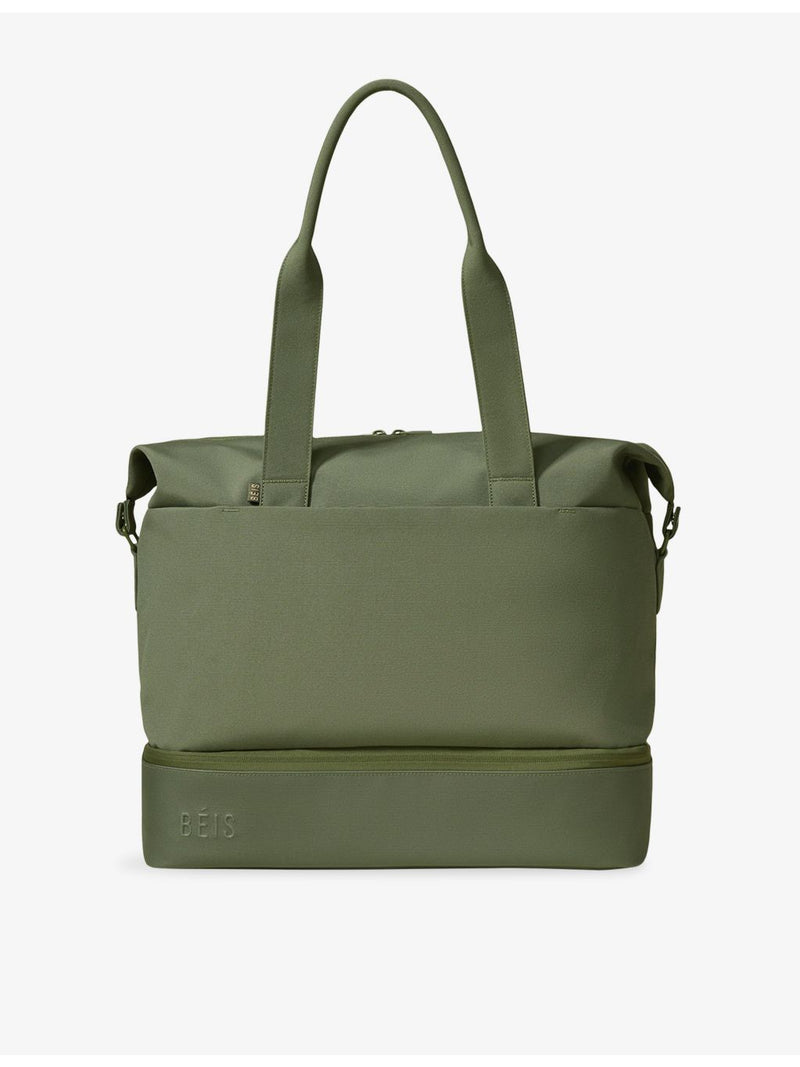 BÉIS Weekender leather-trim travel bag, UK version