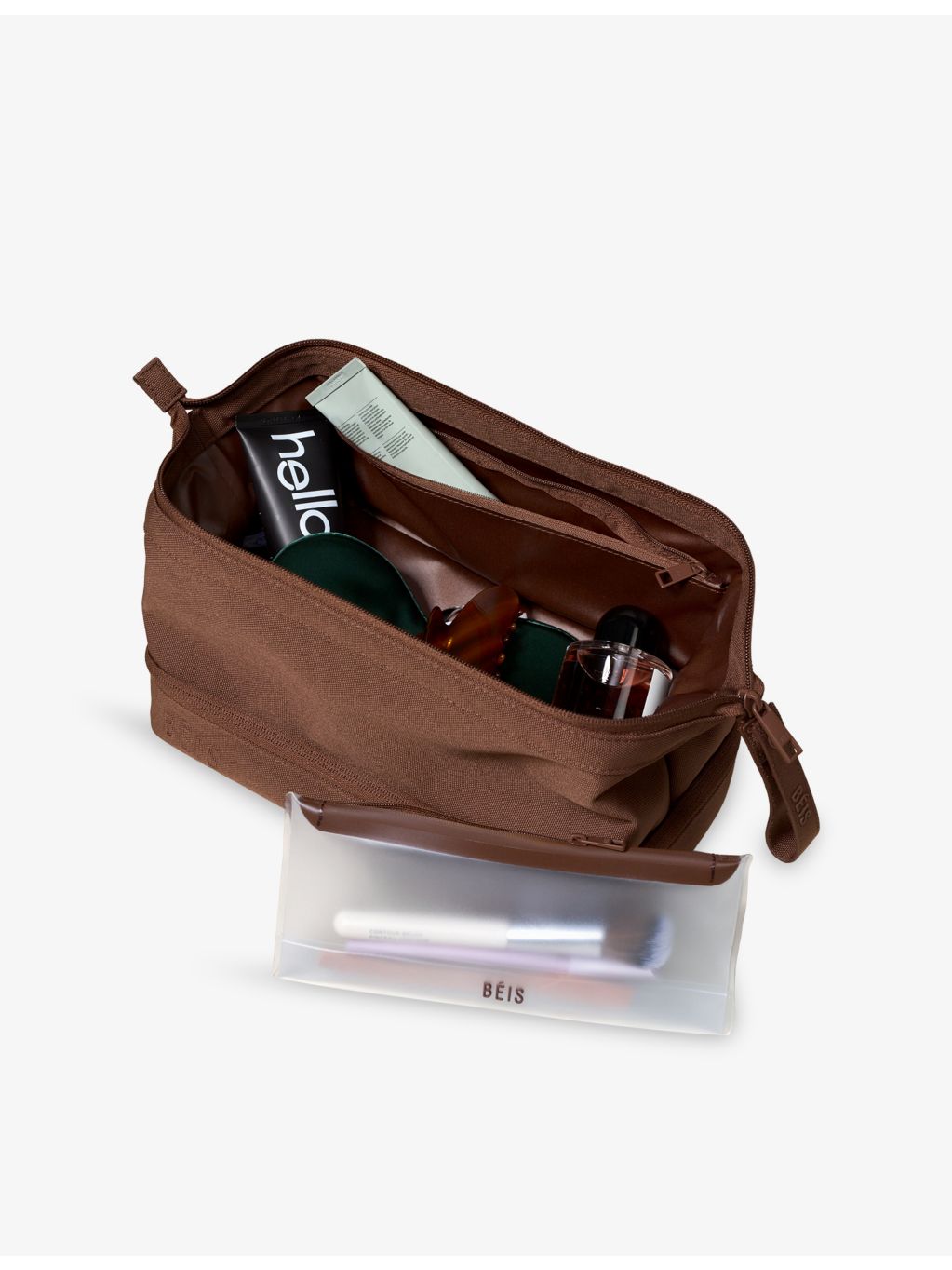 BÉIS Dopp Kit woven toiletry bag, imported from the UK