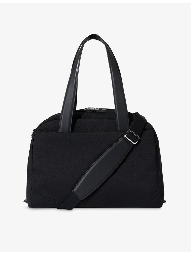 BÉIS travel duffle bag leather-trim 28L, UK version