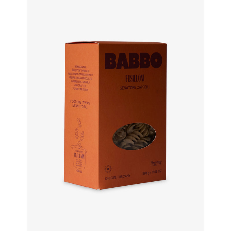 Babbo Fusilloni Senatore Capelli pasta 500g, imported from the UK