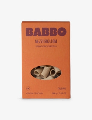 Babbo Mezze Rigatoni organic pasta 500g (British brand)