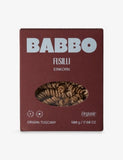Babbo organic einkorn fusilli pasta 500g - British product