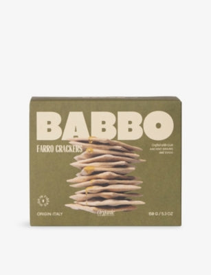 Babbo Farro Spelt Crackers 150g - British product