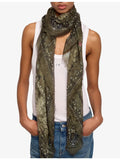 Zadig&Voltaire vintage printed modal scarf 85cm square, UK version