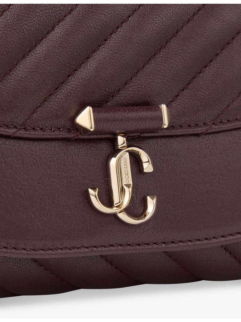 Jimmy Choo Avenue Curve crossbody bag small leather (British brand)