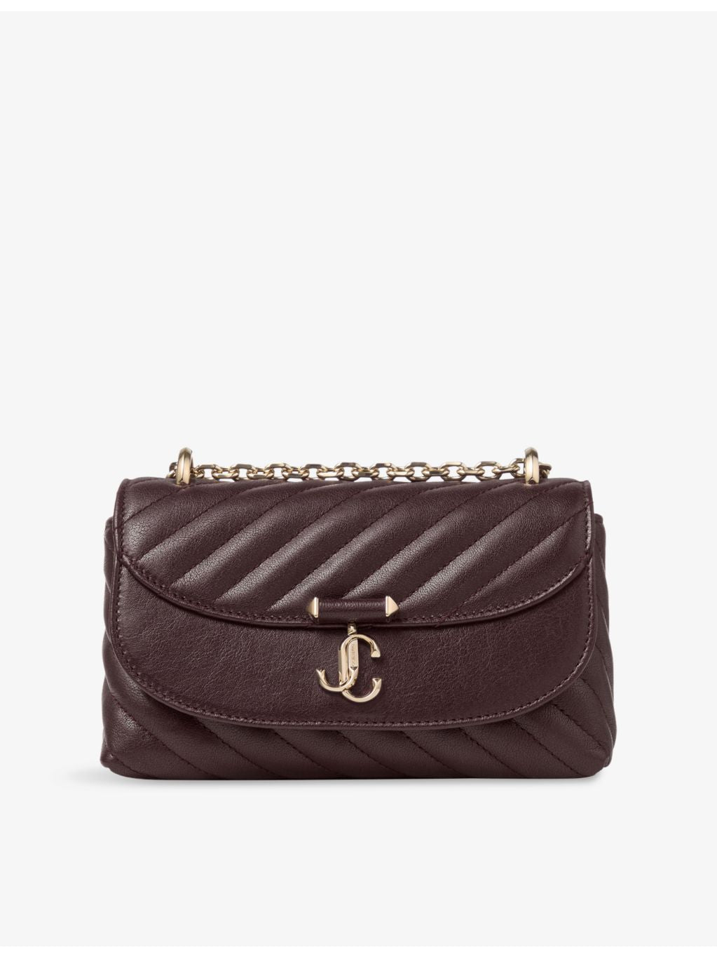 Jimmy Choo Avenue Curve crossbody bag small leather (British brand)