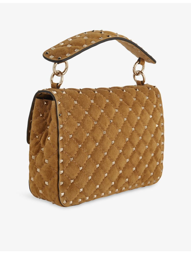 Valentino Garavani Rockstud Spike medium leather top-handle bag, UK version