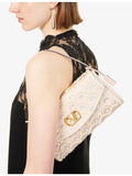 Valentino Garavani shoulder bag small pearl and rhinestone - British product