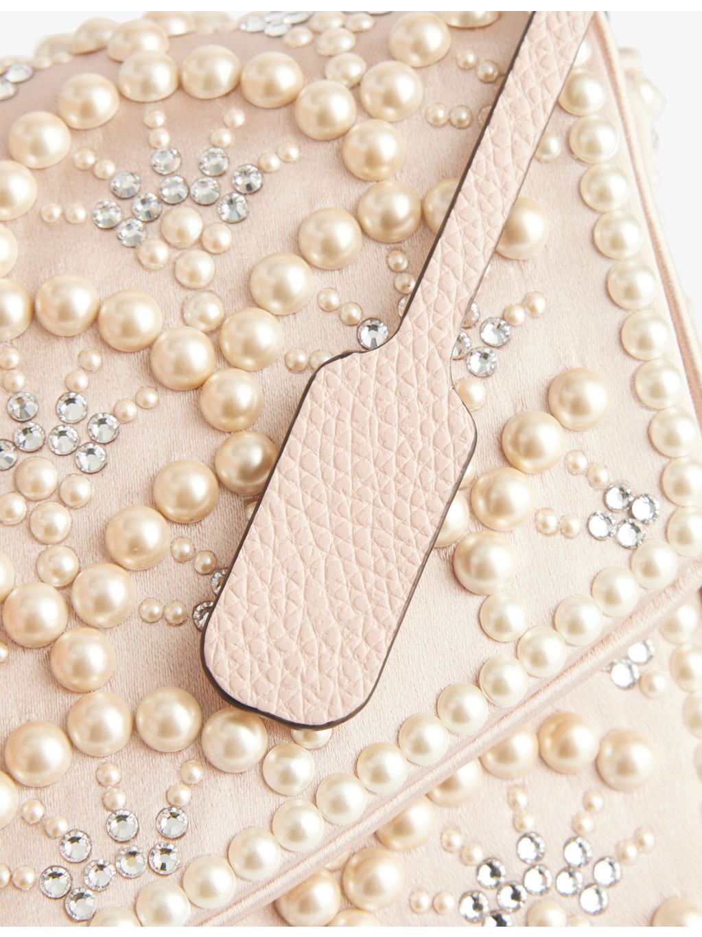 Valentino Garavani shoulder bag small pearl and rhinestone - British product
