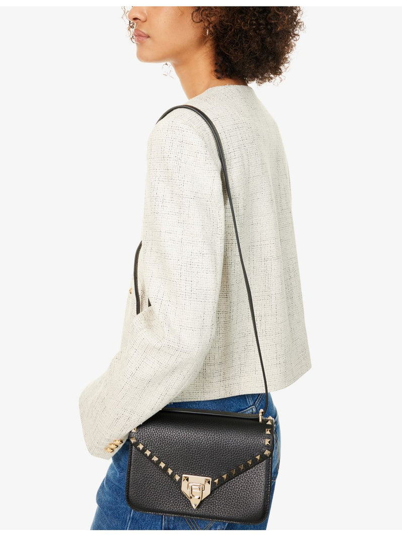 Valentino Rockstud grained leather satchel, imported from the UK