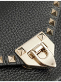 Valentino Rockstud grained leather satchel, imported from the UK
