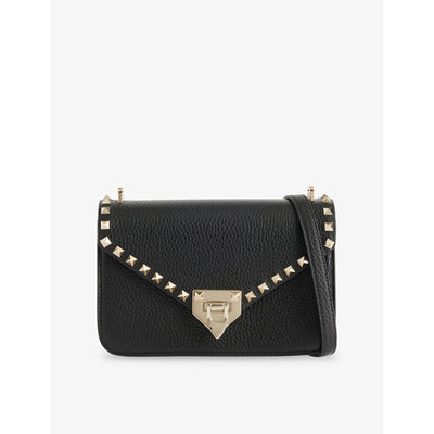 selfridges Valentino Garavani Rockstud Leather Satchel- Buy online at McGrocer